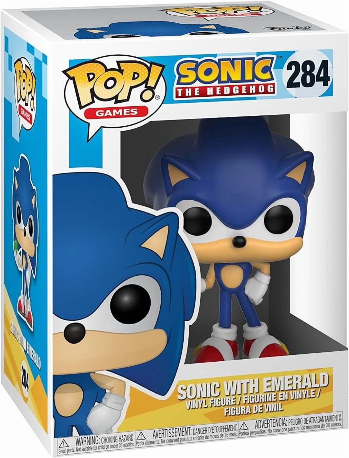 Funko Pop Games Sonic with Emerald Collectible Toy