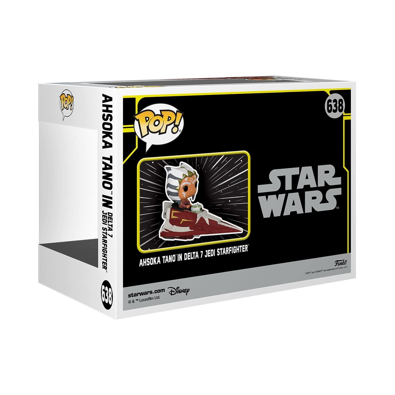 Pop Star Wars 3.75 Inch Action Figure Rides Exclusive - Ahsoka Tano in Delta-7B #638