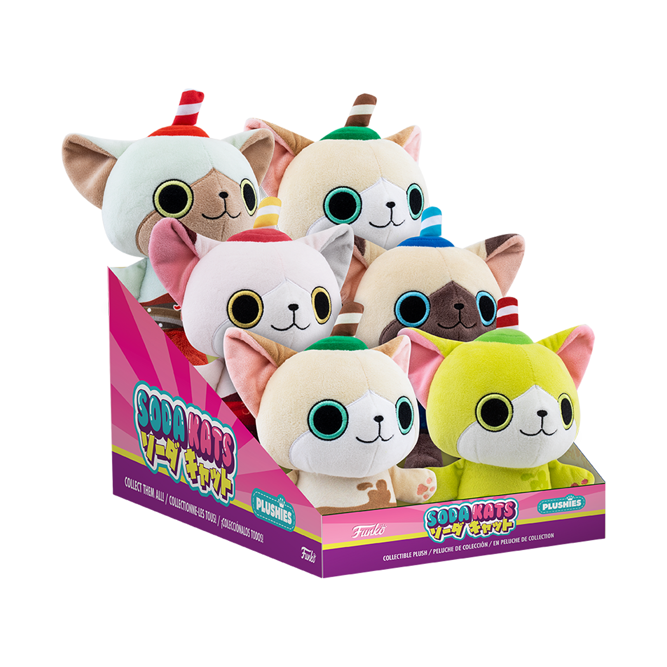 Paka Paka Plush: Soda Kat- 7" Cat Pawchino