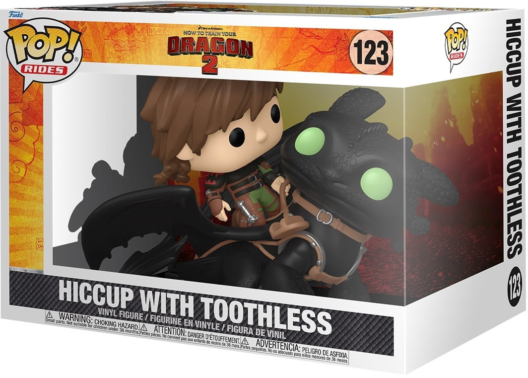 Funko POP! Rides Deluxe: How to Train Your Dragon - Hiccup w/ Toothless