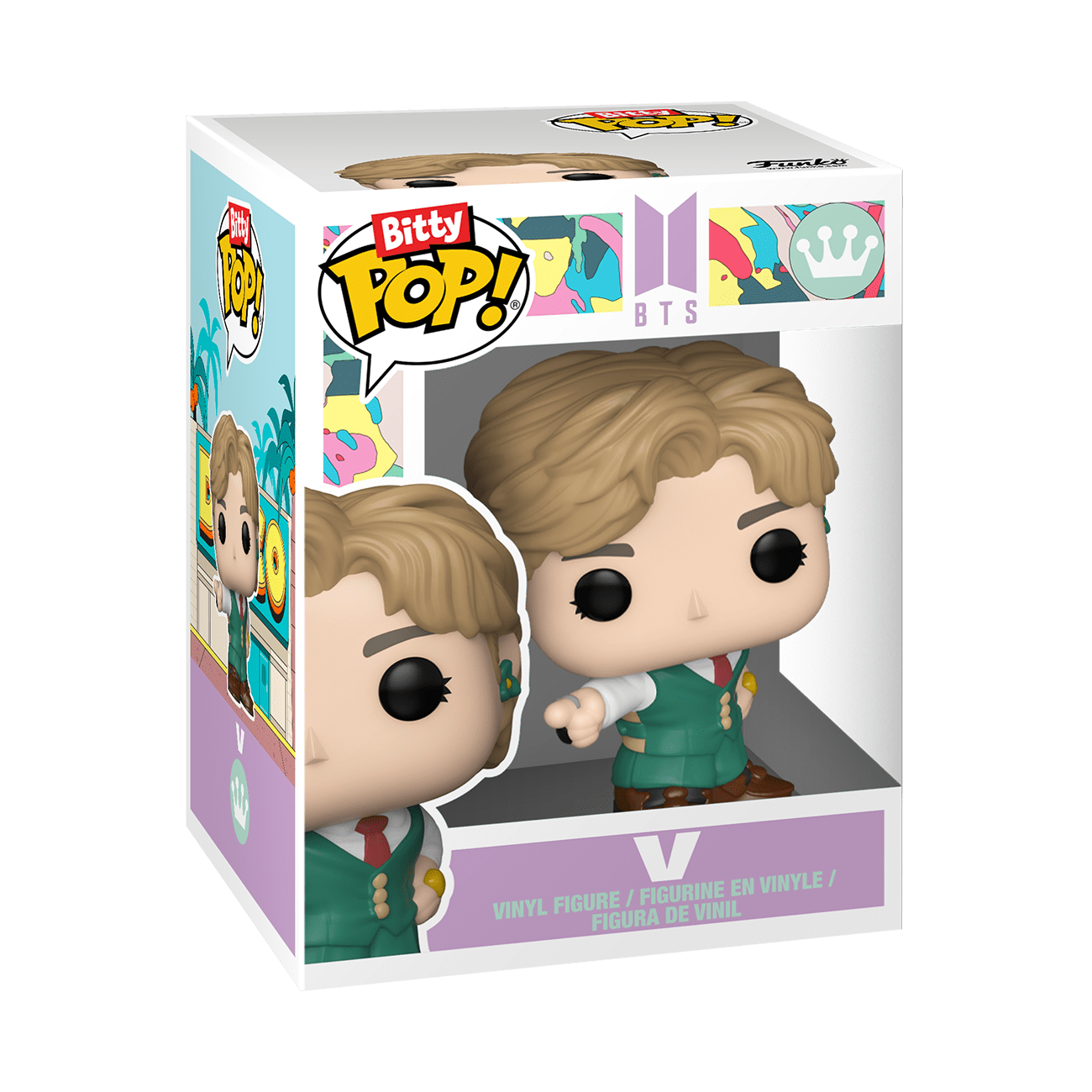 Funko Bitty POP! Stage: BTS - Dynamite - V Collectible Vinyl Mini-Figure