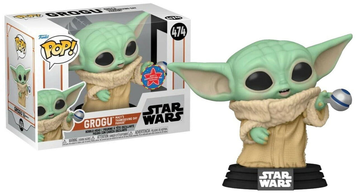 Pop Star Wars The Mandalorian 3.75 Inch Action Figure Exclusive - Grogu Macy's Thanksgiving Day Parade #474