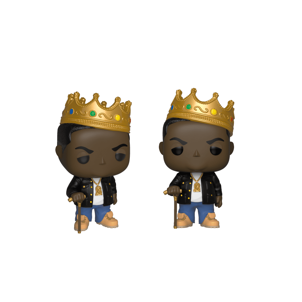 Funko POP Rocks Notorious BIG Vinyl Figure with Crown, Multicolor, 1.5"