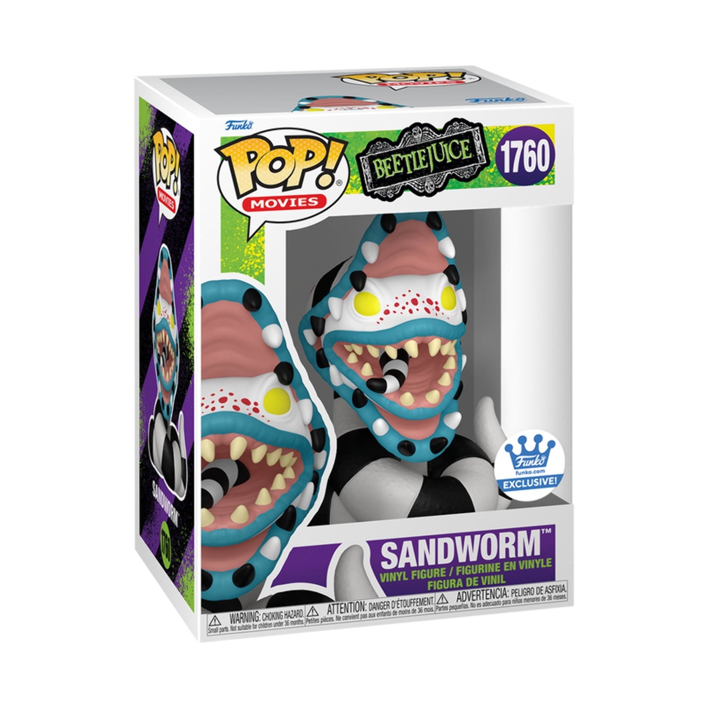Beetlejuice - Sandworm Funko Exclusive # 1760 Funko Pop
