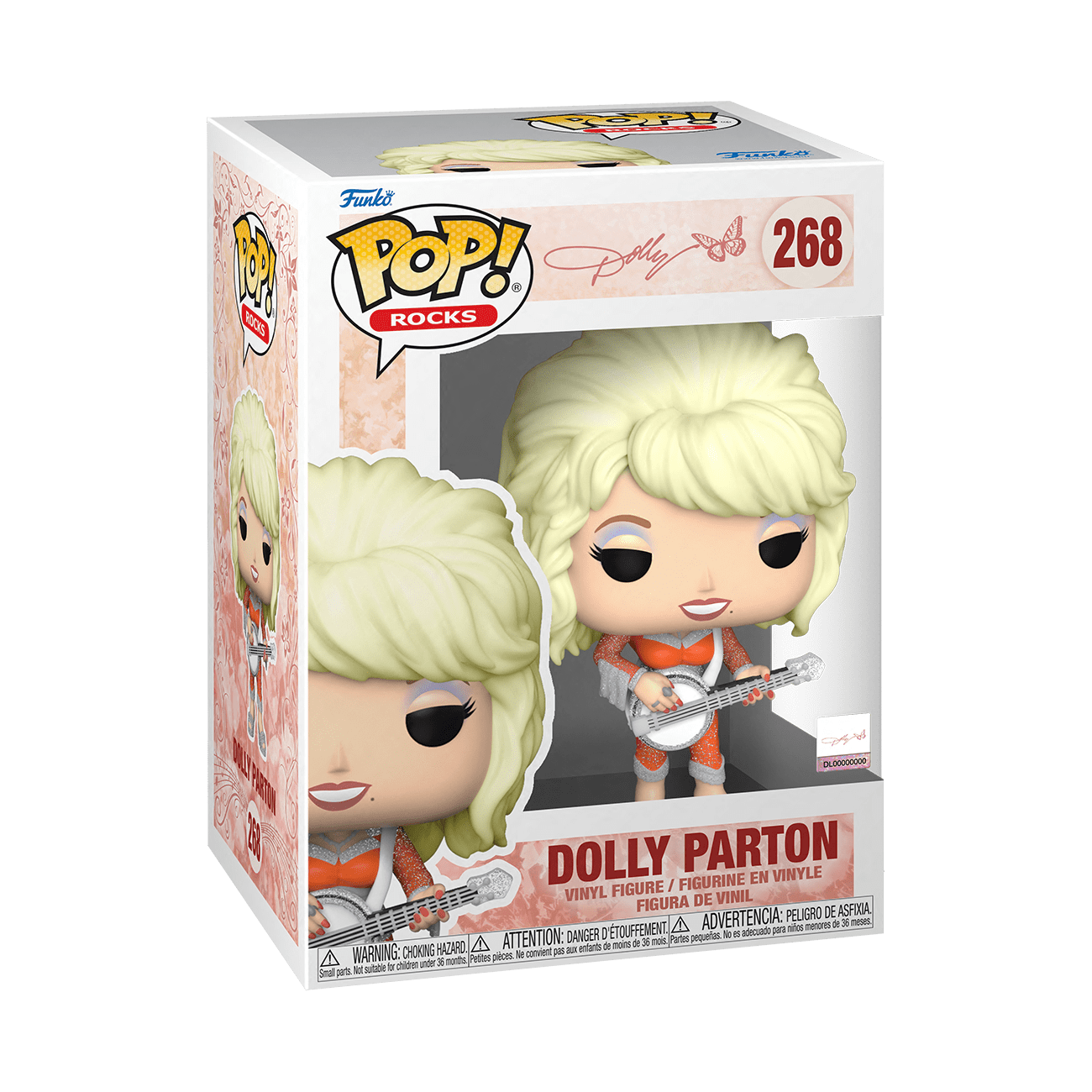Funko Pop! Rocks Collectible Dolly Parton Vinyl Figure