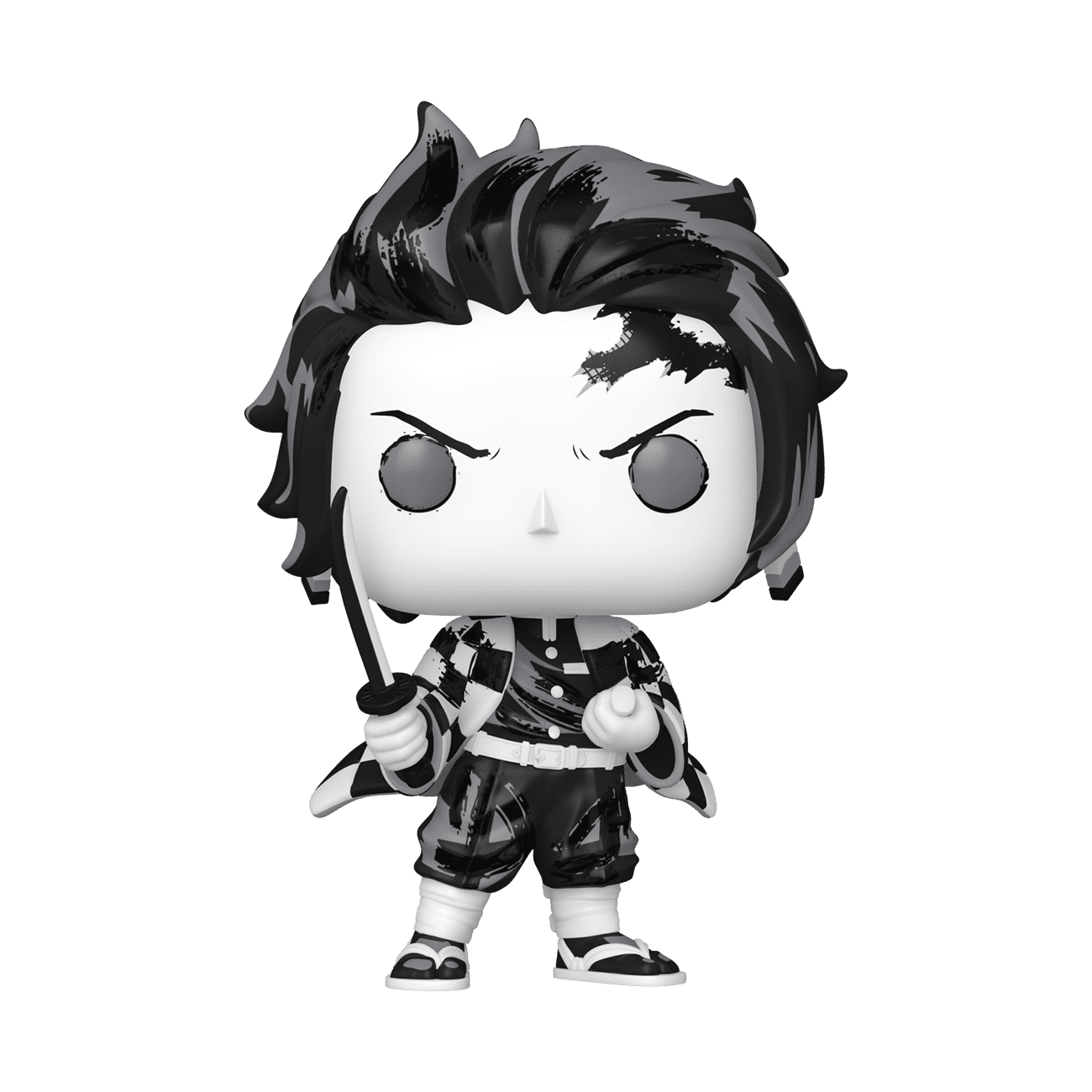 Funko POP Animation: Demon Slayer - Tanjiro (Sumi-Ink) Collectible Vinyl Figure