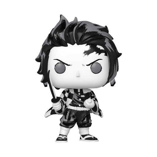 Funko POP Animation: Demon Slayer - Tanjiro (Sumi-Ink) Collectible Vinyl Figure