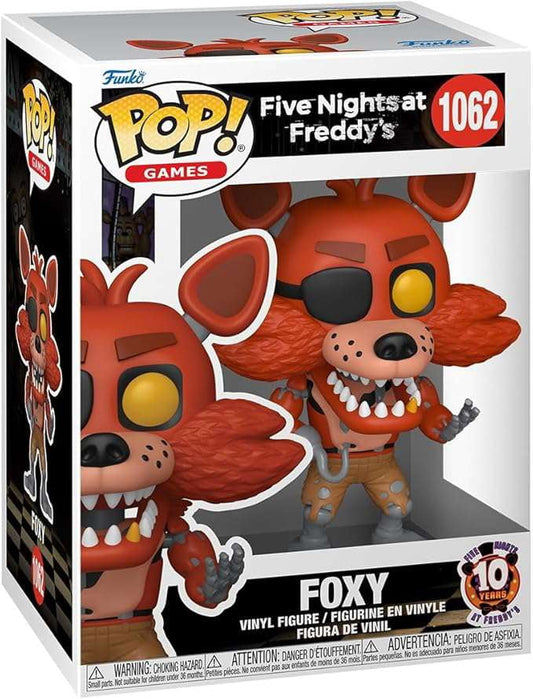 Funko Pop Games Five Nights at Freddy's 1062 Foxy 10th Anniversary Figure