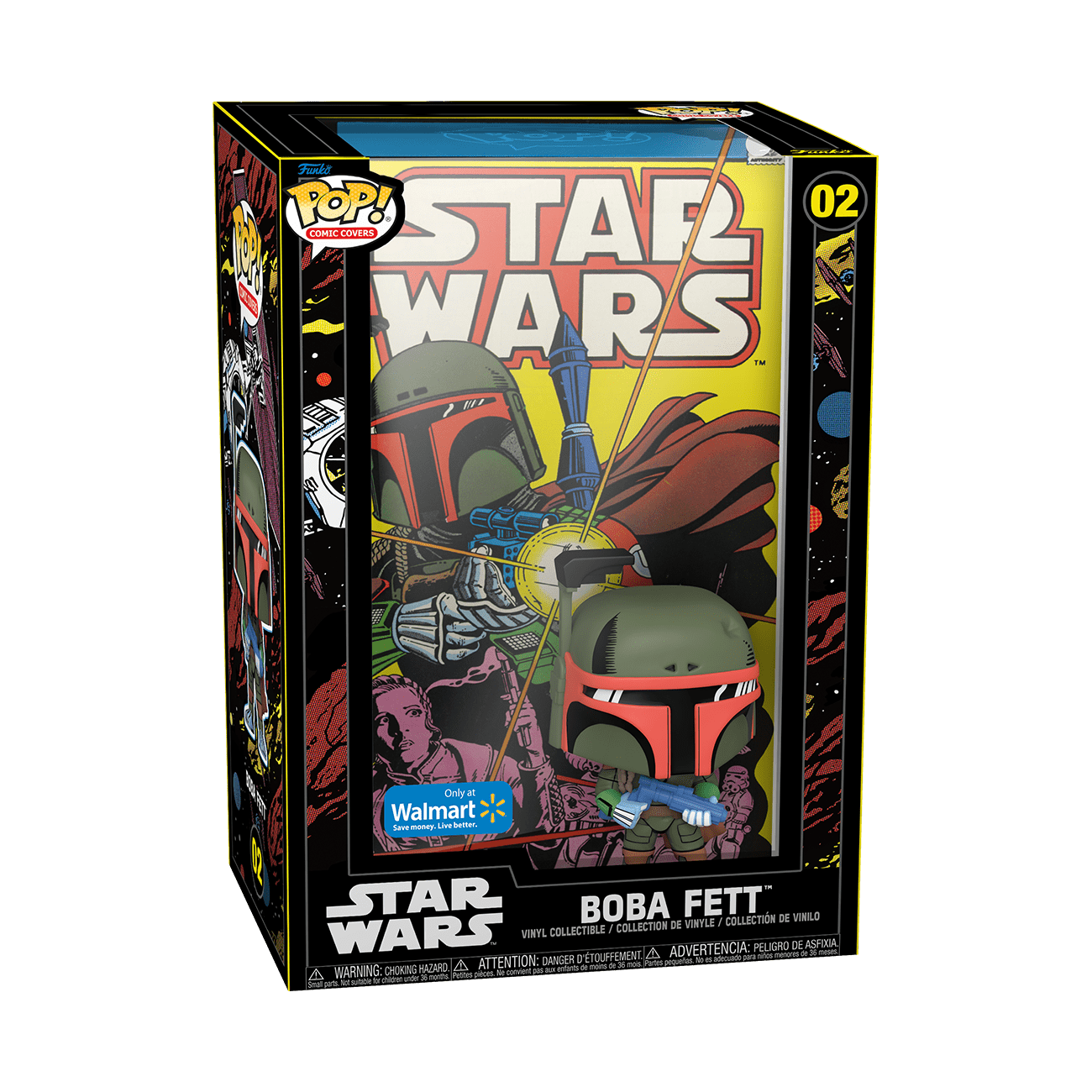 Funko Pop! Comic Cover: Star Wars - Boba Fett Vinyl Bobblehead (Walmart Exclusive)