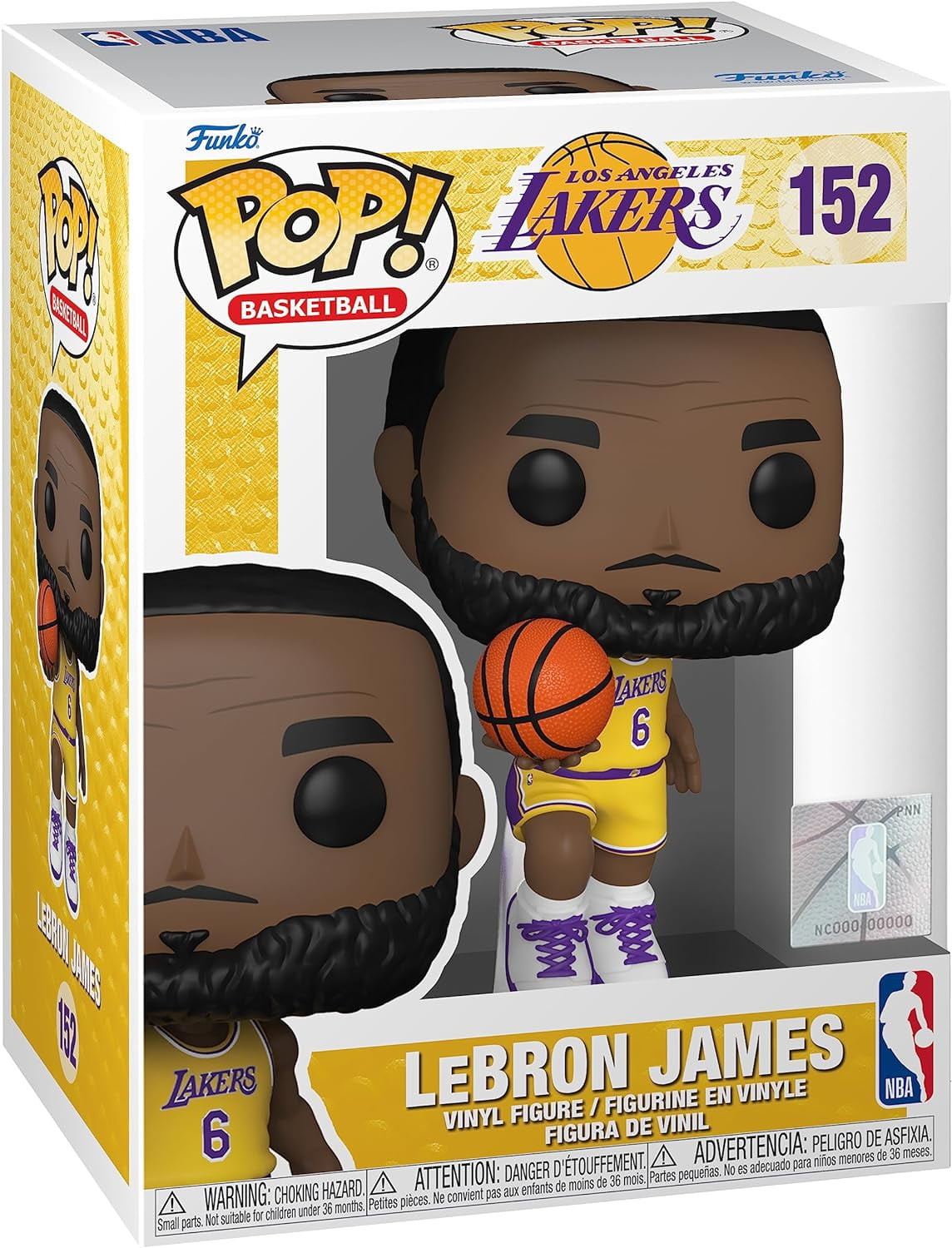 Funko Pop! NBA: Lakers - LeBron James Vinyl Figure