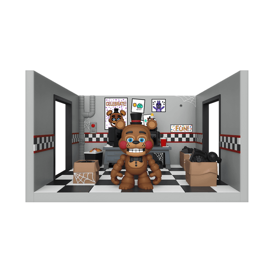 Funko SNAPS! Five Nights at Freddy's - Freddy and Security Room Playset with Action Figure, collectible