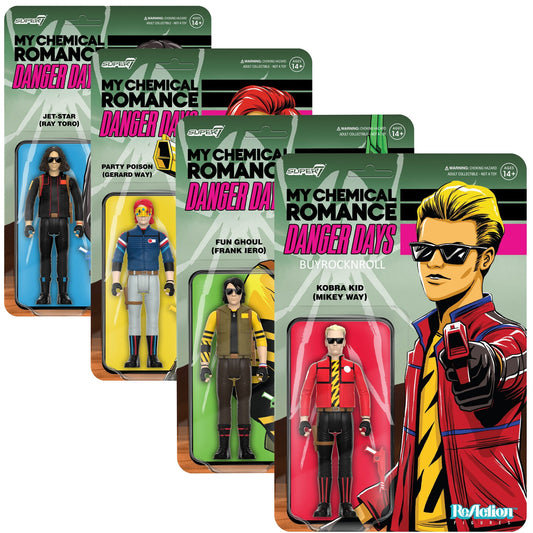 MCR Collectible Super7 Reaction Figure My Chemical Romance ReAction Wave 1 EX/NM