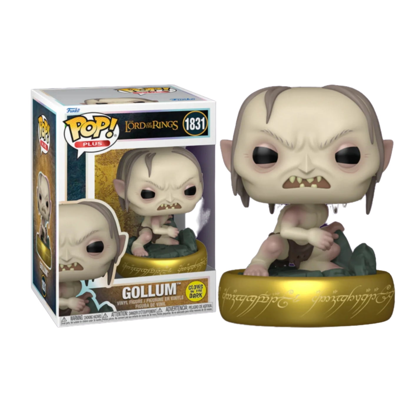 Funko Pop Plus: Lord Of The Rings â€?Gollum on One Ring - 1831