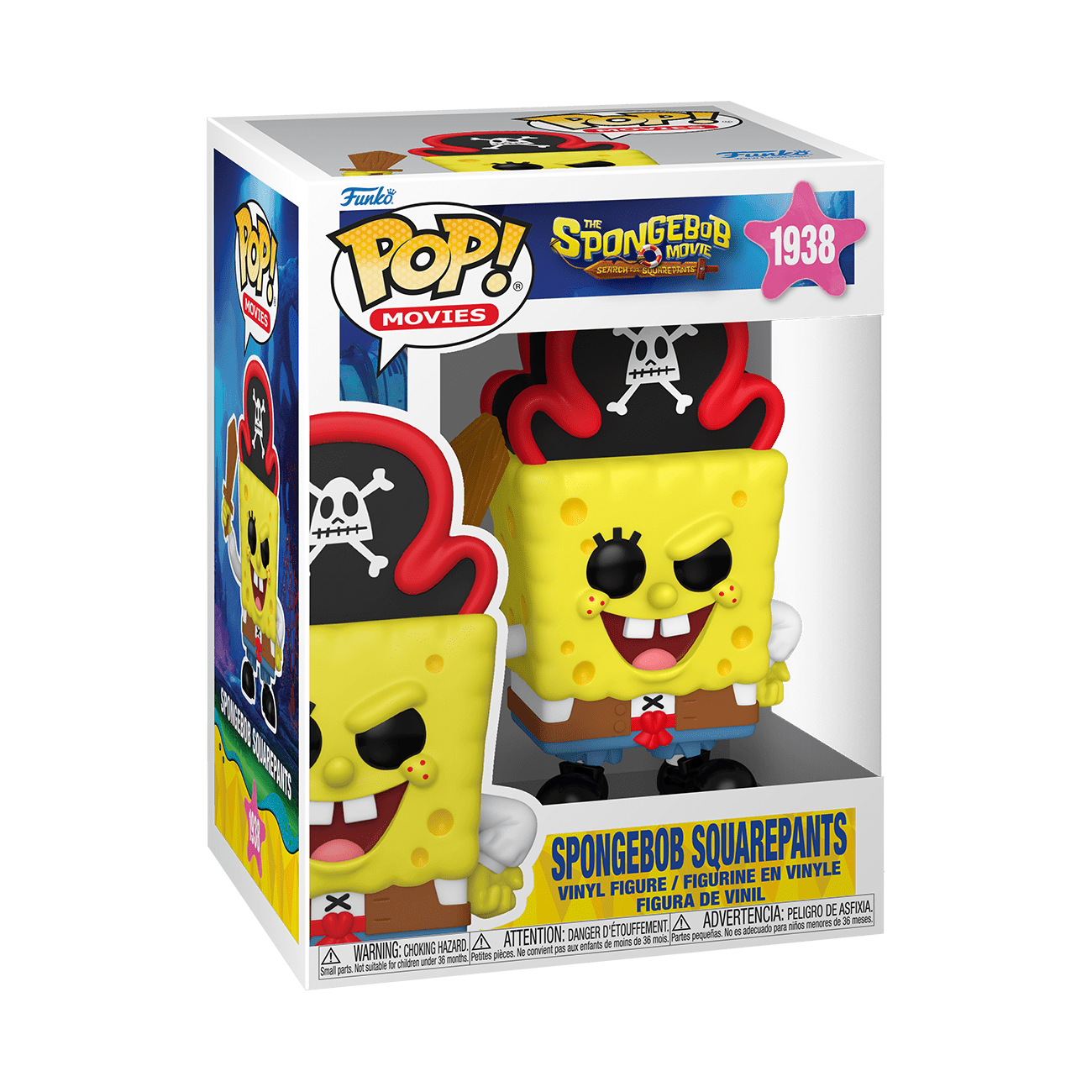 Funko POP! Movies: The SpongeBob Movie: The Search for SquarePants - SpongeBob SquarePants Collectible Vinyl Figure