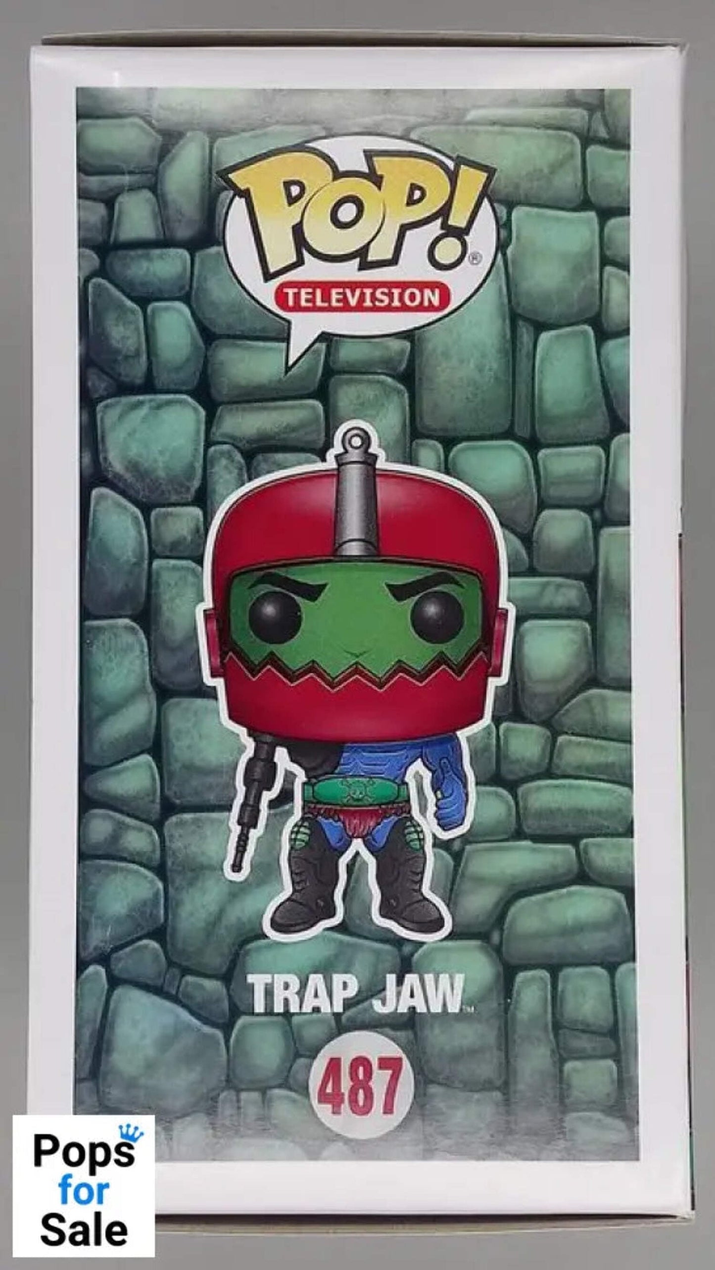 Open Box Pop Television 3.75 Inch Action Figure Masters Of The Universe - Trap Jaw #487 Exclusive