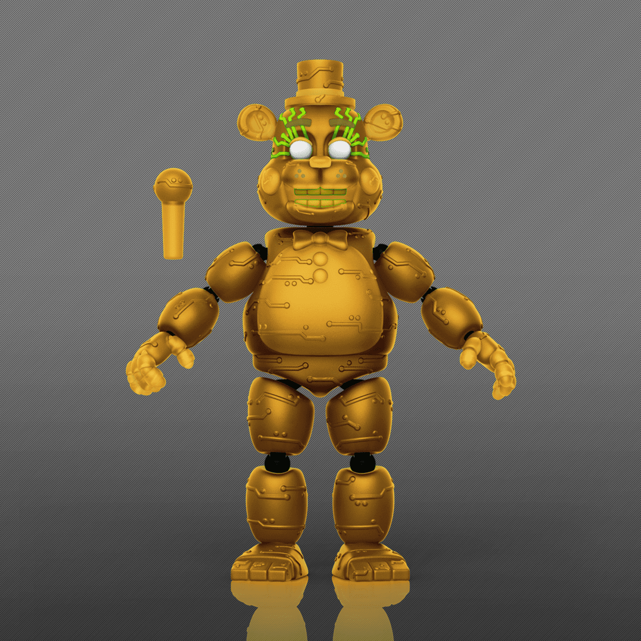 Action Figure: Five Nights at Freddy's - Freddy (Orange Glow) (Walmart Exclusive)