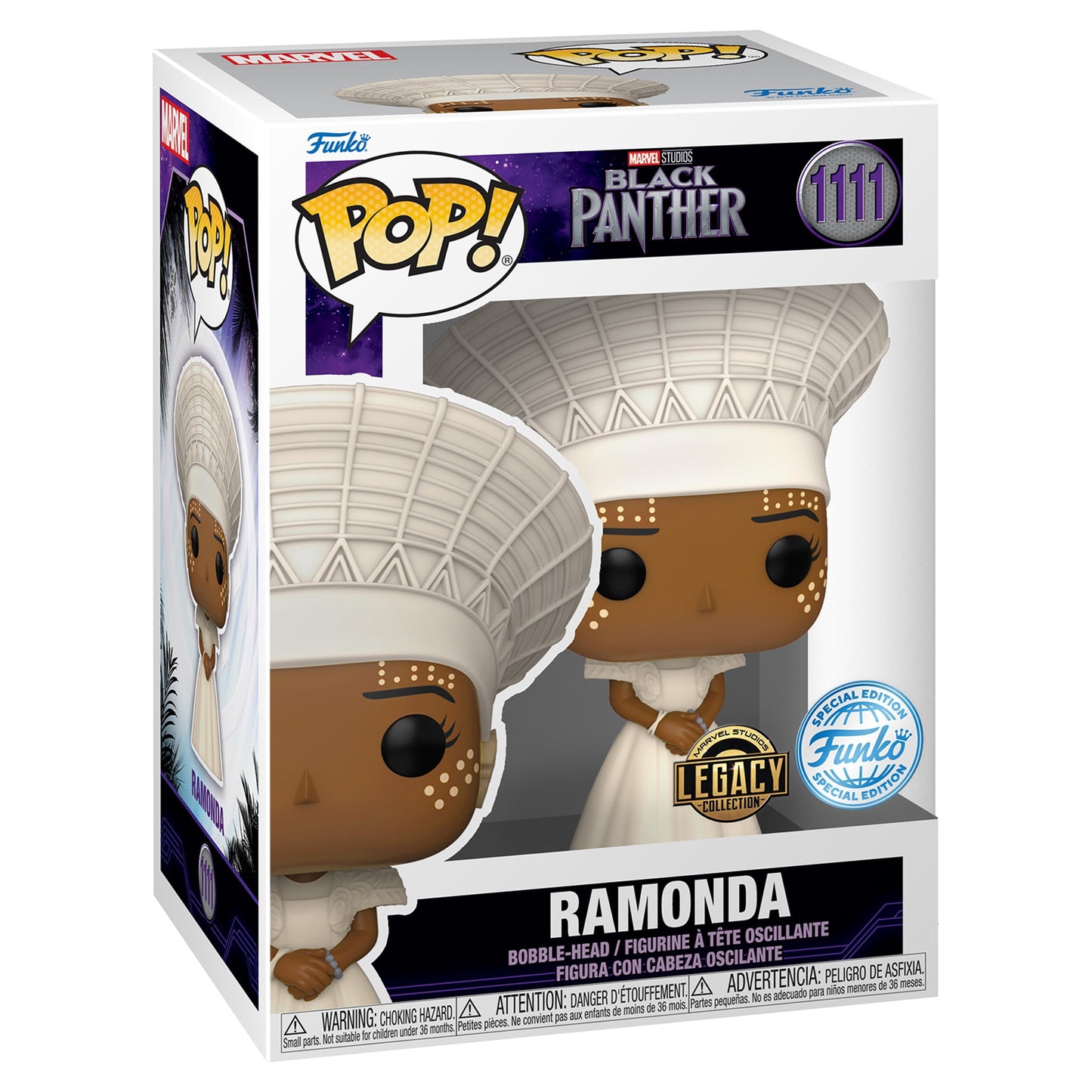 Funko Pop Black Panther Nakia Legacy Collection 1110 Box Protector Include