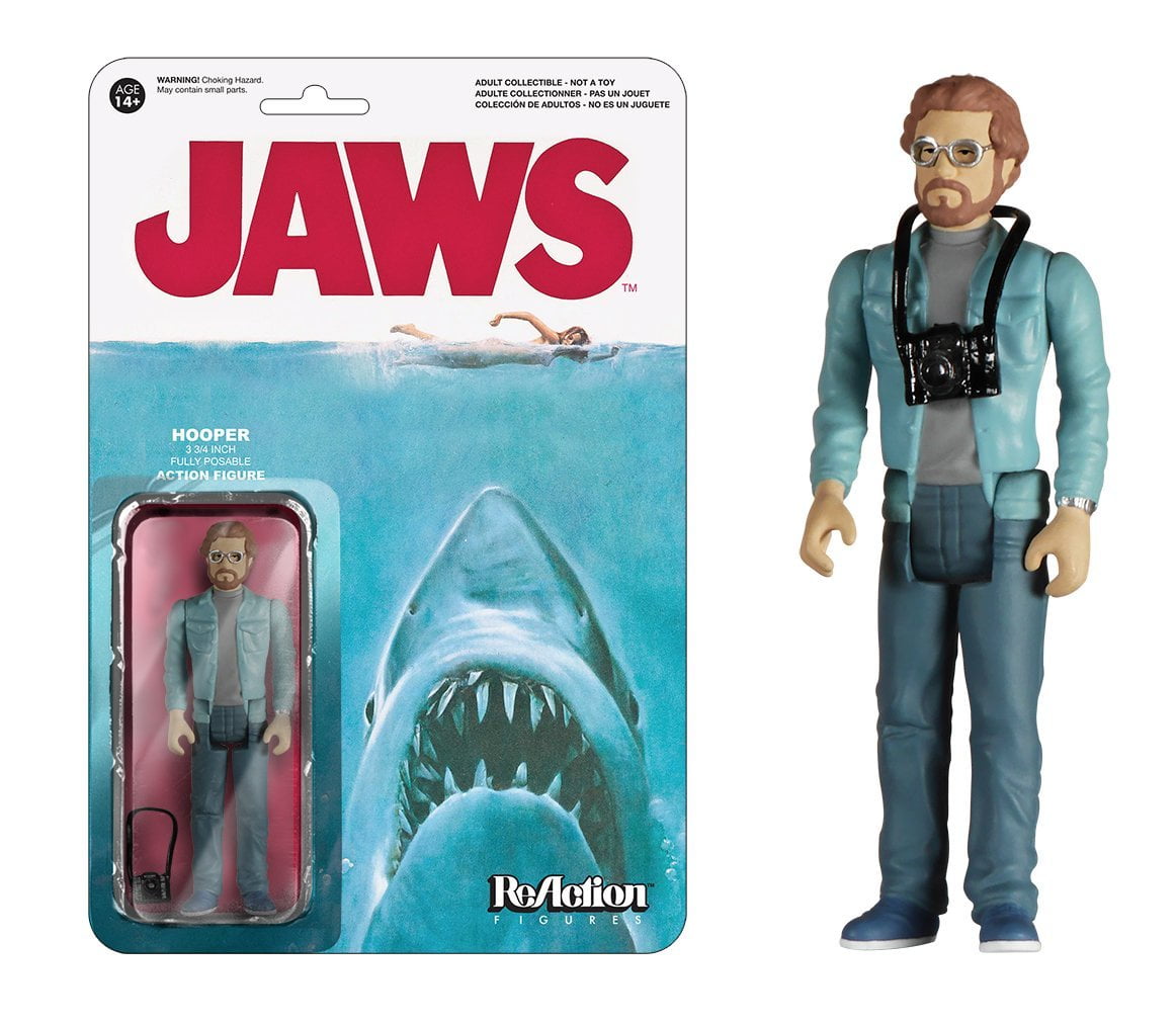 Funko Jaws ReAction Figure, Matt Hooper Retro-Style 3.75" Vintage-Look Action Figure, Poseable Collectible