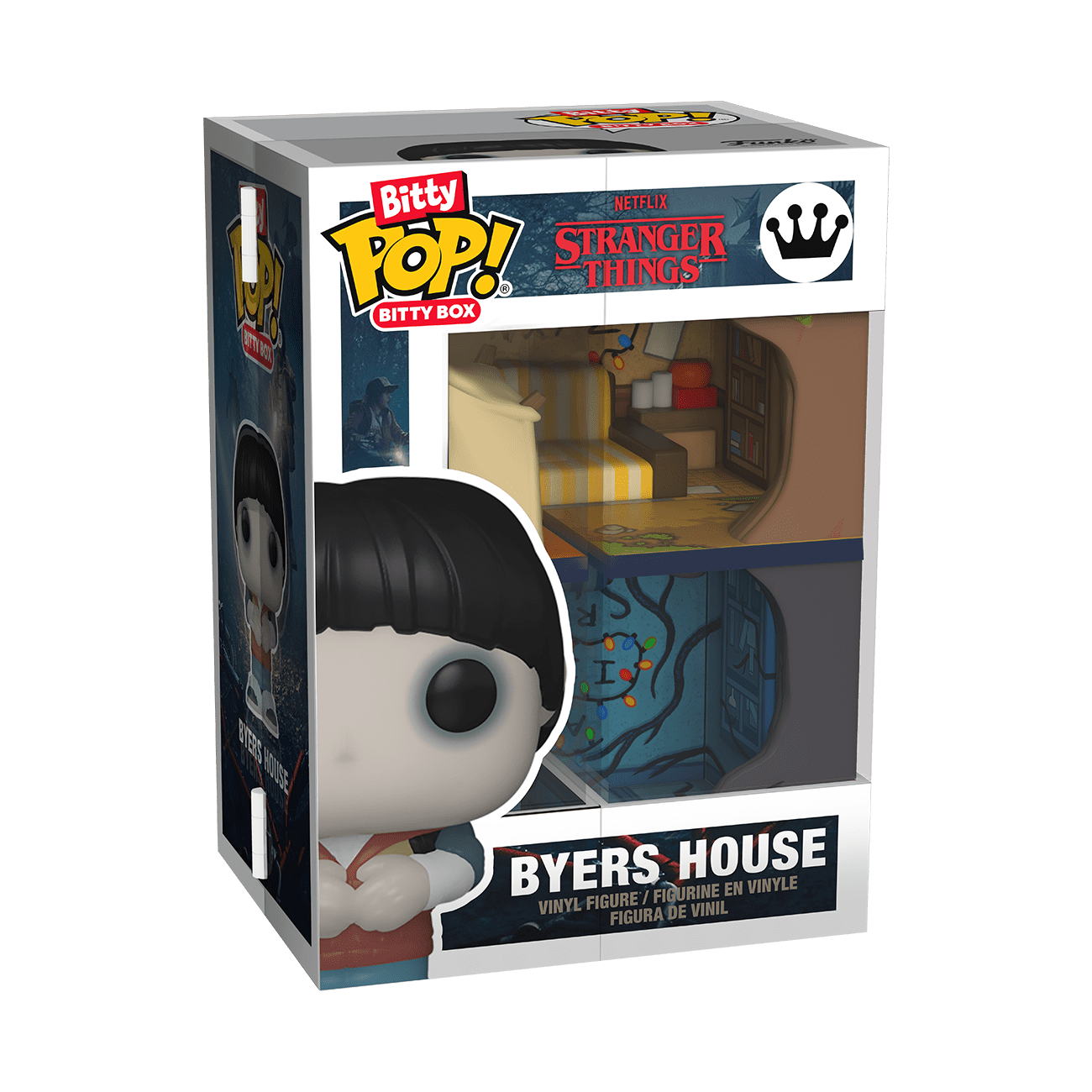 Funko Bitty POP! Box: Stranger Things - Byers House with Upside Down Will and Eleven with Goggles Collectible Vinyl Mini-Figures