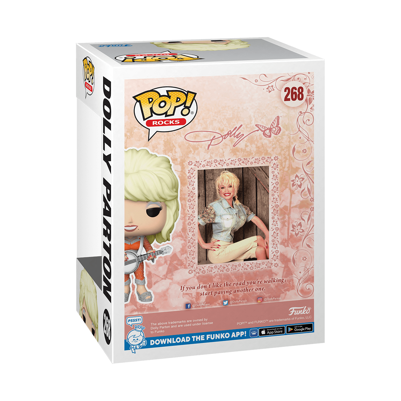 Funko Pop! Rocks Collectible Dolly Parton Vinyl Figure